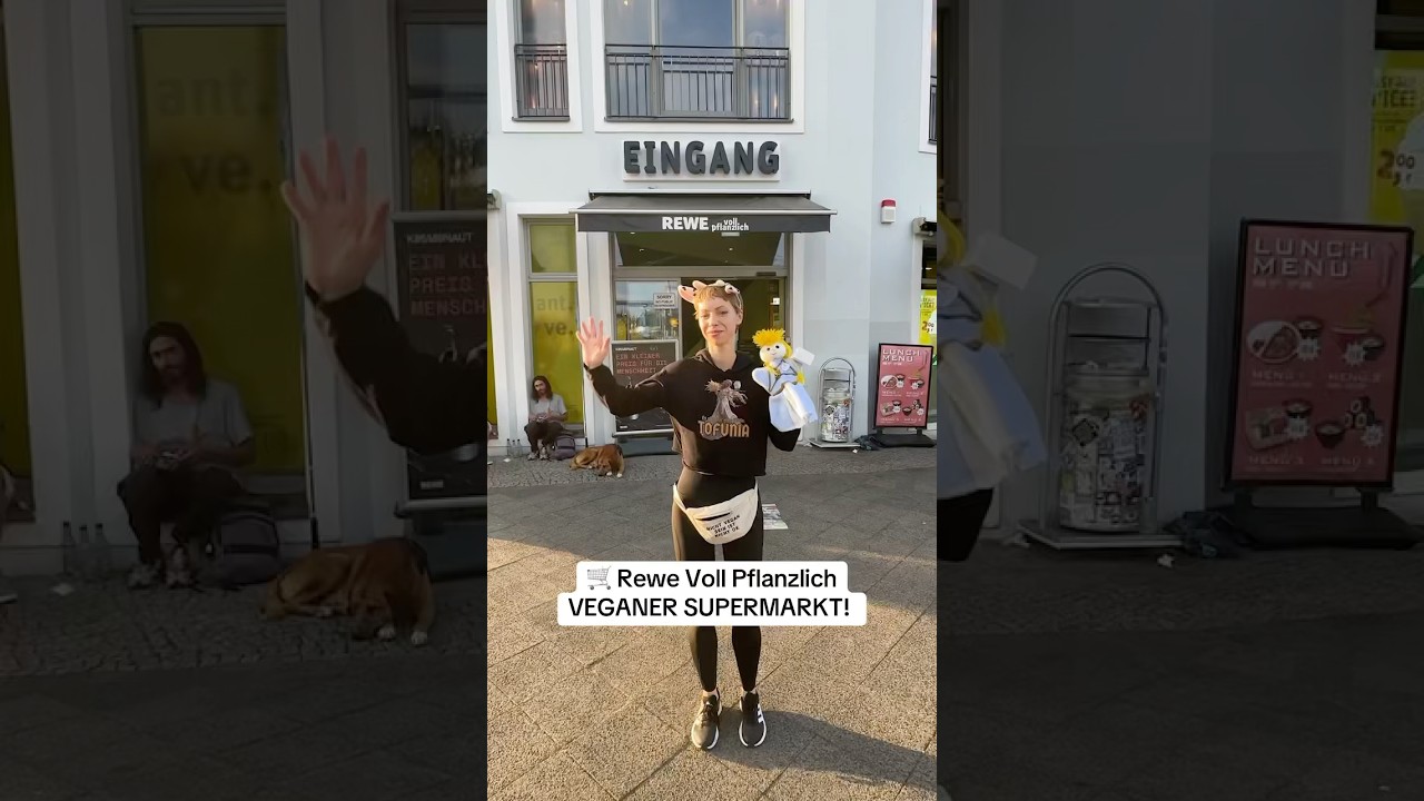 Rein VEGANER SUPERMARKT: Rewe Voll Pflanzlich in Berlin ✅