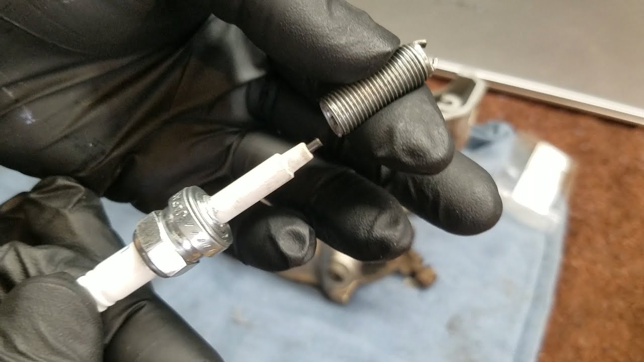 1:11 How To Extract a Broken Spark Plug. On our 4 stroke Motocross Dirt bikes. removing broke plug
