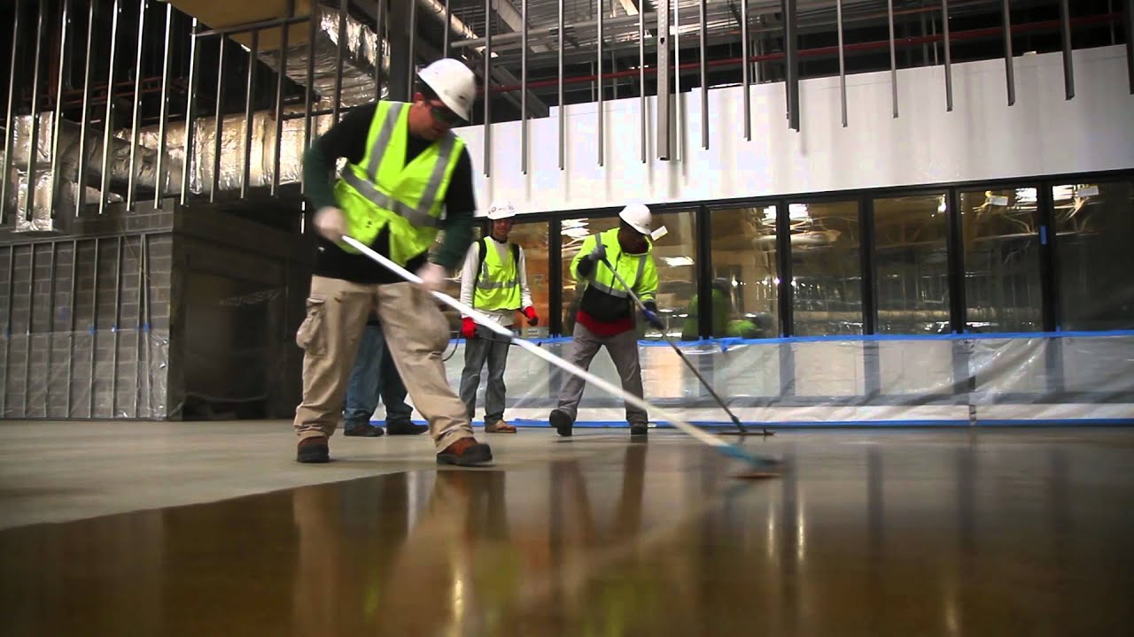 Naval Academy Commissary Polished Concrete Installation