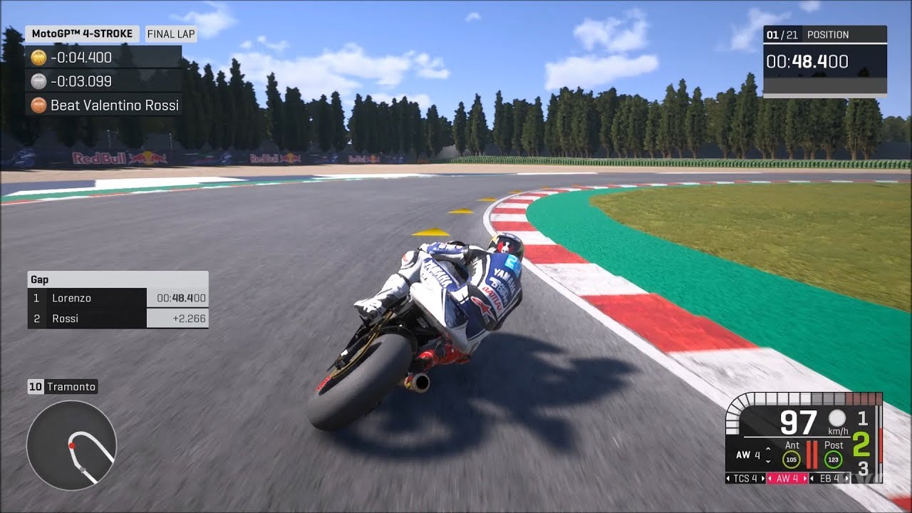 MotoGP 19 - Lorenzo Saves Himself and Wins San Marino (Historical Challenges) - Gameplay HD