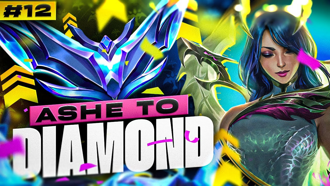 Ashe Unranked to Diamond #12 - Season 13 Ashe ADC Gameplay | Ashe Gameplay Guide