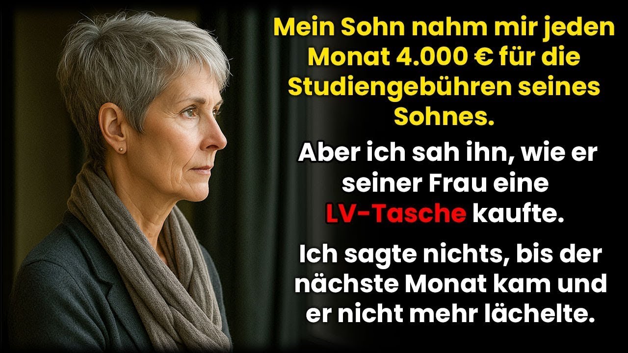 Mein Sohn wollte 4.000 € für die Schule – aber kaufte seiner Frau eine LV-Tasche!