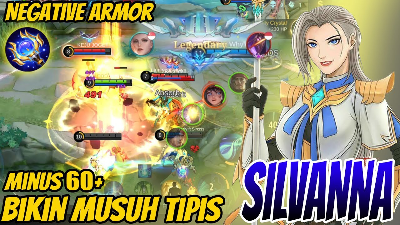 SILVANA BRUTAL DAMAGE BEST TIMING SKILL SAFE GAMEPLAY - Silvanna Best Build 2023 ~ MLBB