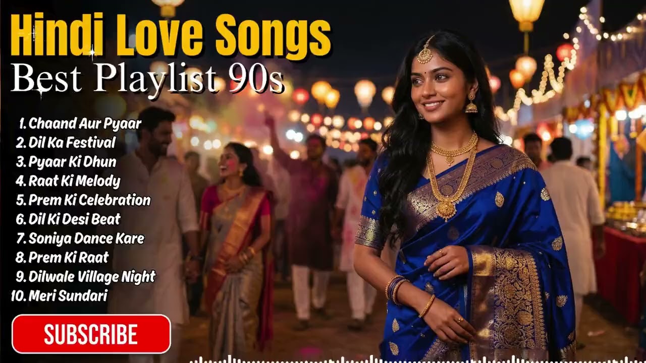 Romantic Hits of 90’s Bollywood – Hindi Love Songs Collection