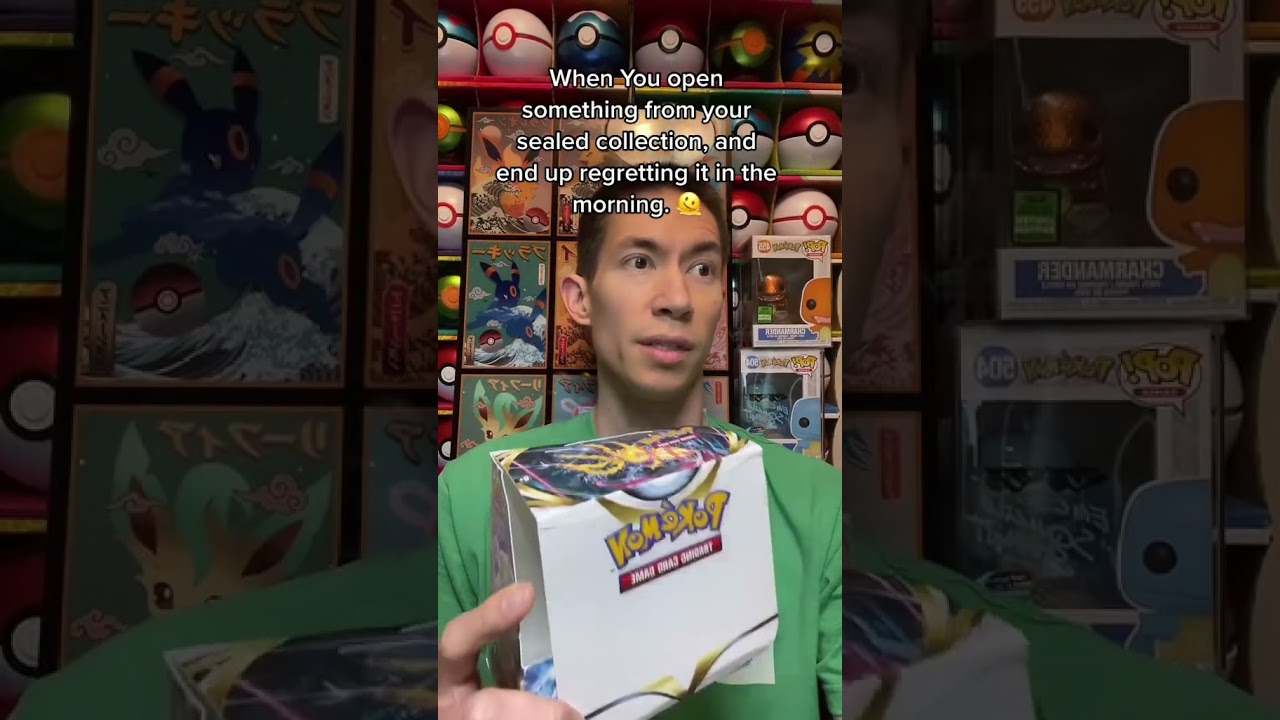 When You Open Sealed Pokemon Product Collection 😩