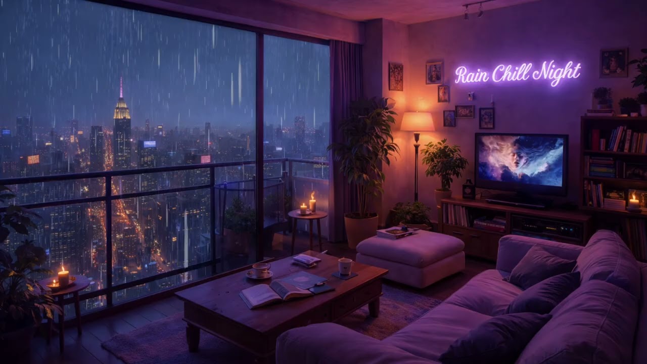 🎧 Lofi Hip Hop Beats for Study, Sleep & Deep Focus | 🌙 Cozy Rainy Night Vibes