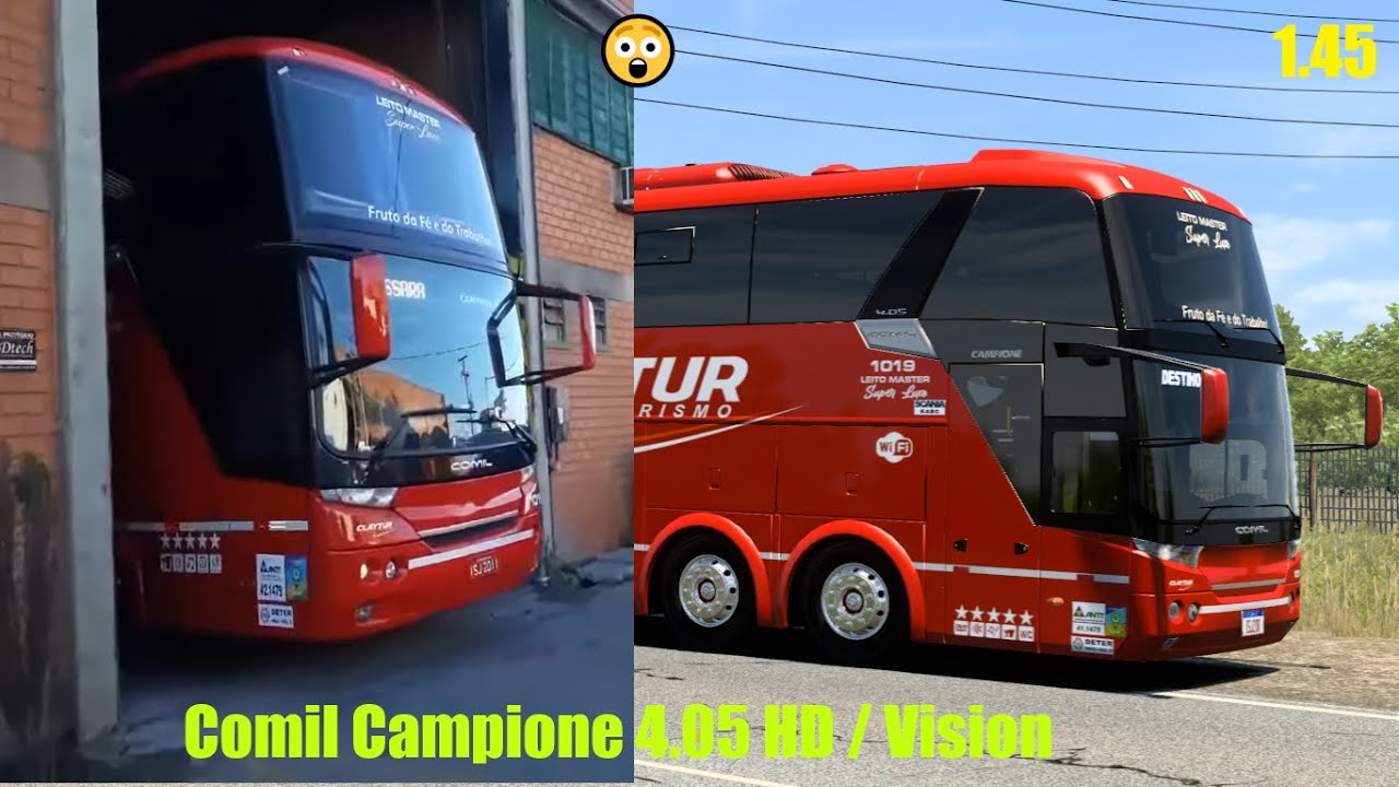 [ 1.45 - 1.49 ] Comil Campione 4.05 HD  / Vision  CD3SHOP | Euro Truck Simulator 2 ETS2 - ATS