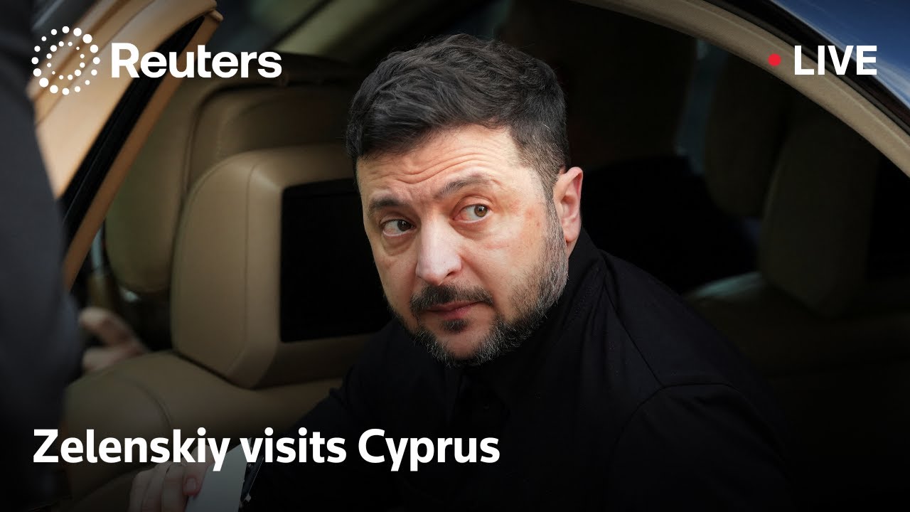 LIVE: Ukraine President Volodymyr Zelenskiy visits Cyprus