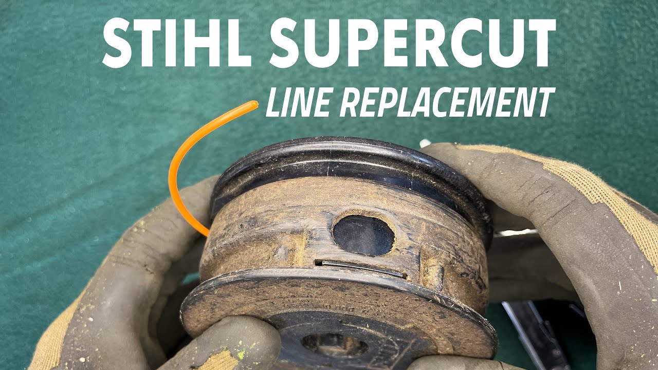 Replace and String STIHL SuperCut Trimmer Head