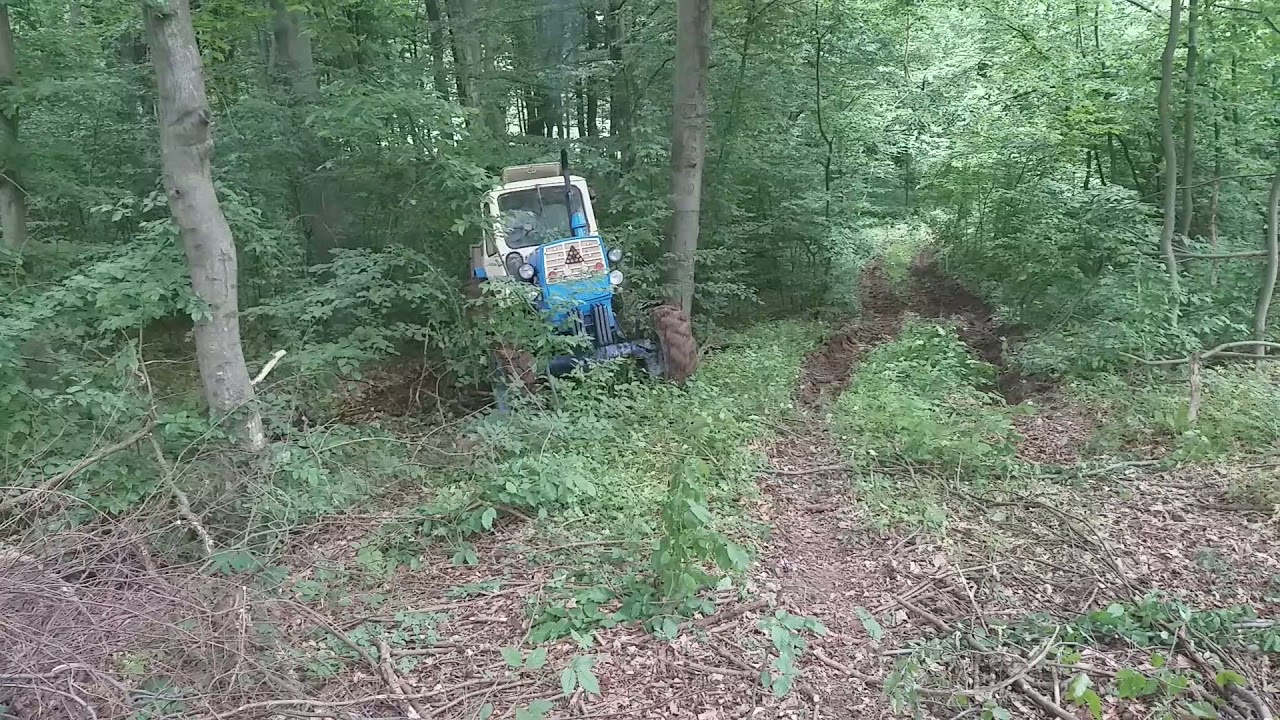ЮМЗ-6 з пвм Т-40  з прицепом роу-6 бере гору, робимо нову дорогу✊🚜