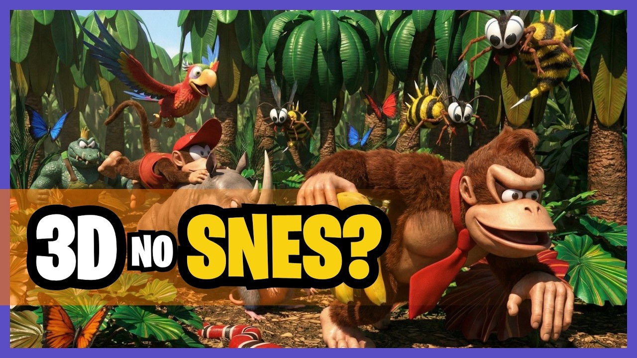 👉 DONKEY KONG COUNTRY [SNES]: A Tecnologia de Hollywood no Super Nintendo