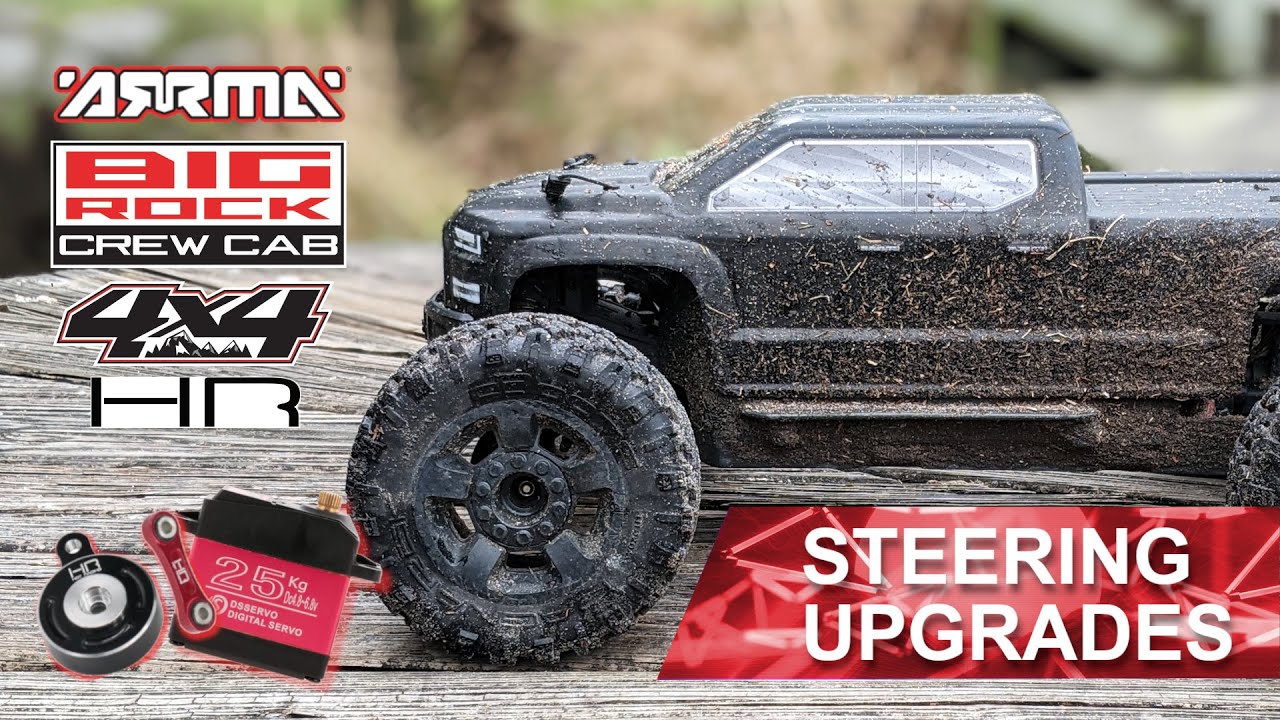 Big Rock v3 | Steering Upgrades (Hot Racing Servo Saver & 25KG Servo)