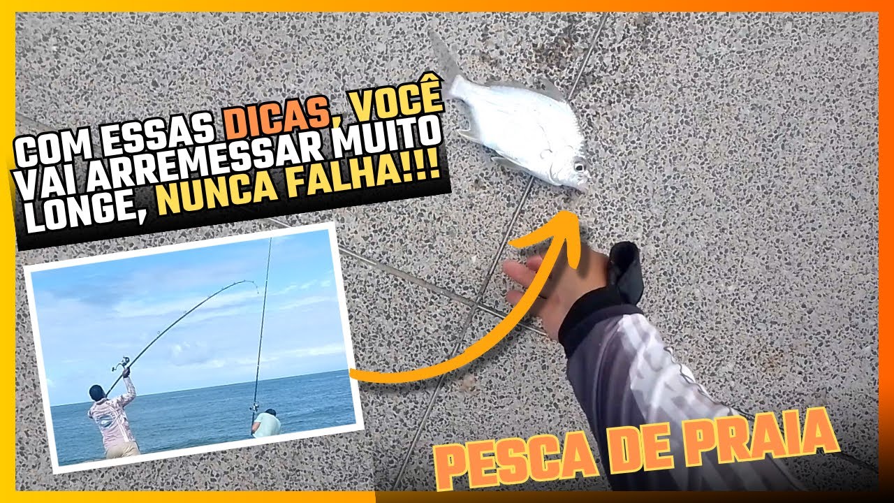 COM ESSA DICA DE ARREMESSO E ISCADA VOC&Ecirc; VAI PEGAR MUITOS PEIXES - PESCA DE PRAIA