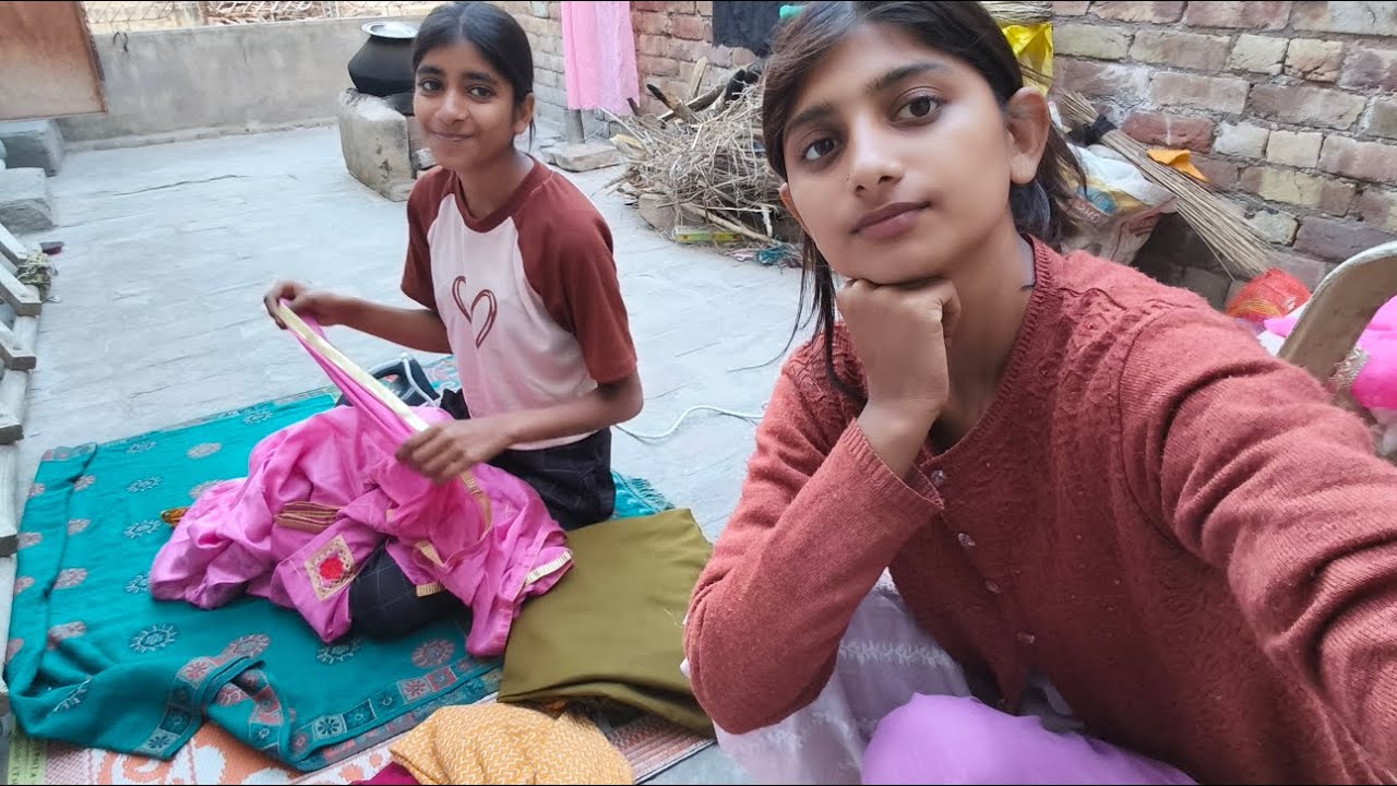 Ajj hum dono bhahano ne bhot kam kiya #vlog 