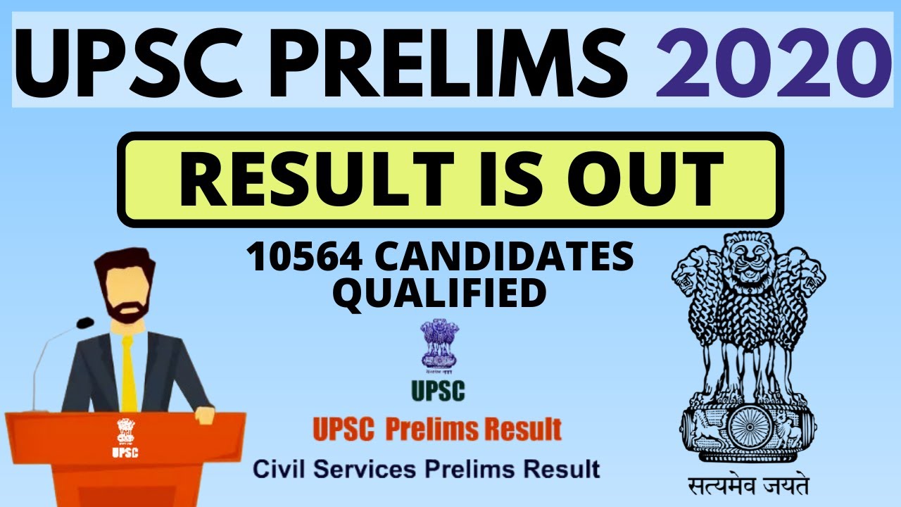 UPSC Prelims 2020 Result is out!