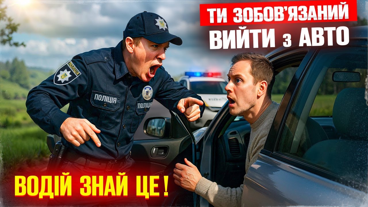 🆘 Тепер водії ЗОБОВ’ЯЗАНІ виходити з авто | Дивись, що придумала поліція!