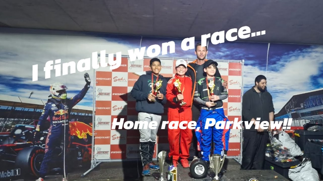 I finally won a race... SWS Junior Cup Round 6 at Parkview, my home track!