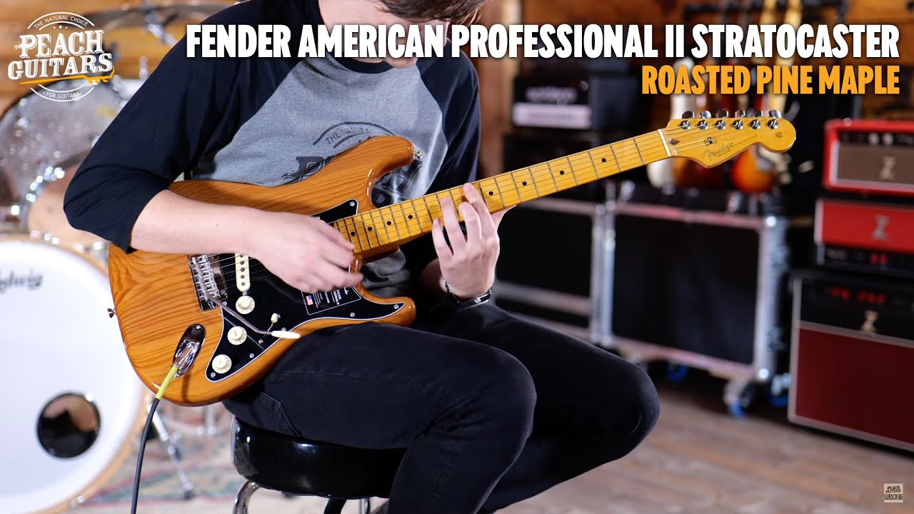No Talking...Just Tones | Fender American Professional II Stratocaster | Maple - Roasted Pine