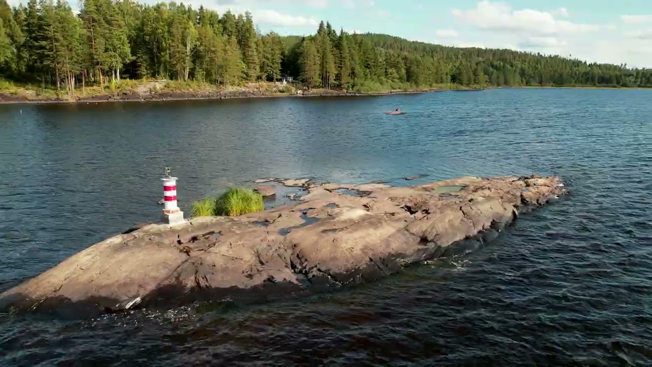 En vanlig dag på Storsjøen,  i den nordligste delen ...