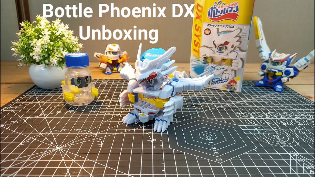Bottleman DX Bottle Phoenix DX Unbox, Build & Test Shot Review Mainan Penembak Tutup Botol