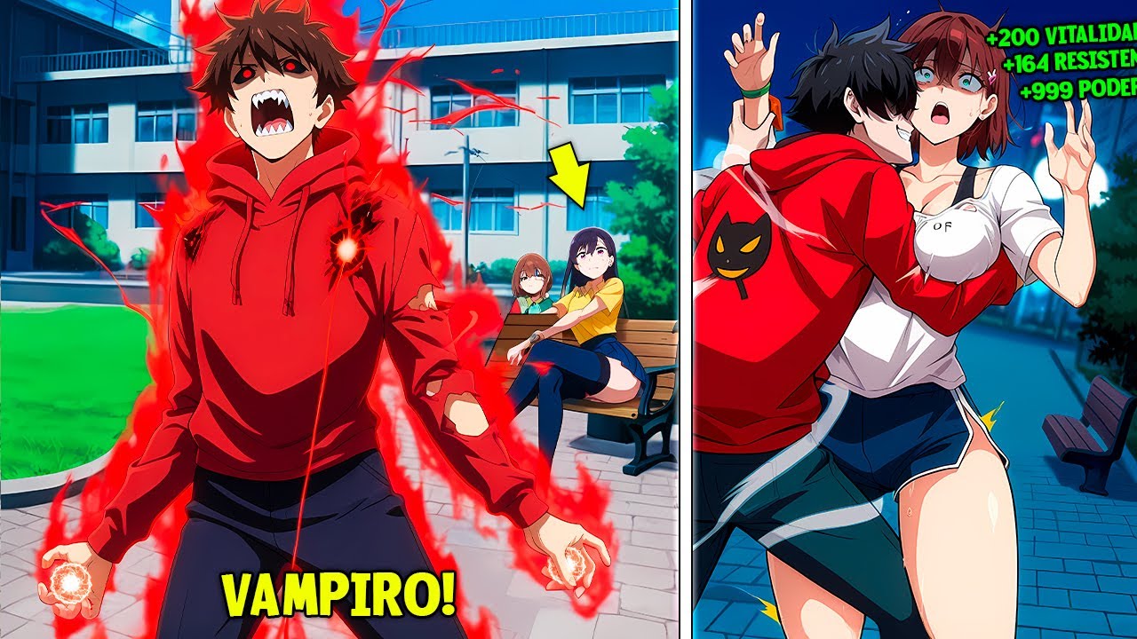 Garoto Vítima de Bullying se torna um VAMPIRO Que Sobe de Nível Bebendo Sangue! - Manhwa Recap