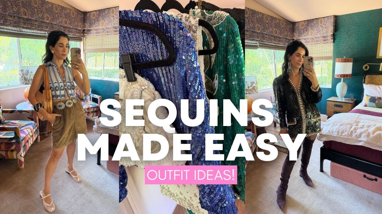 HOW TO WEAR SEQUINS IRL! ✨