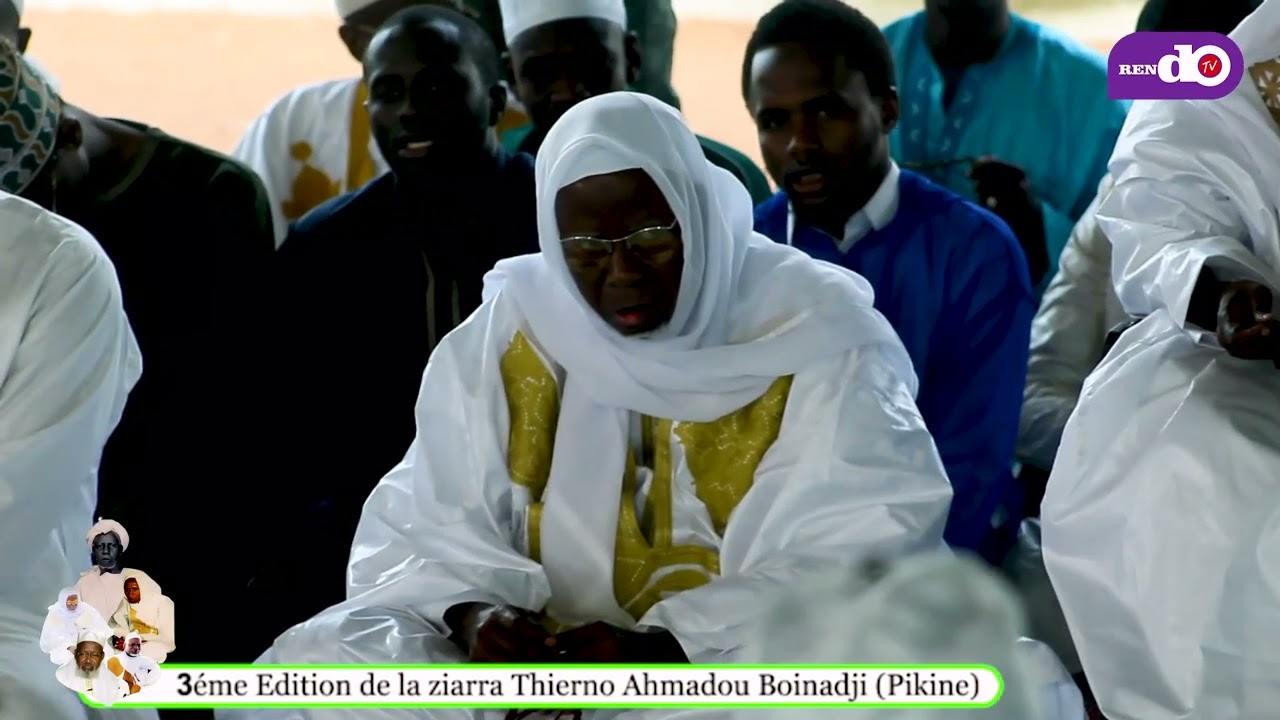 4 Ziarra Thierno Ahmadou Boynadji (RTA) à Dakar l'arrivée du Khalif et le Asrou dioumati
