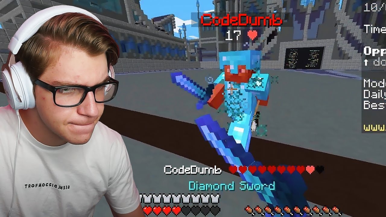 Training for the CRAFTNITE BOXING MATCH against Randumb & Tiko...