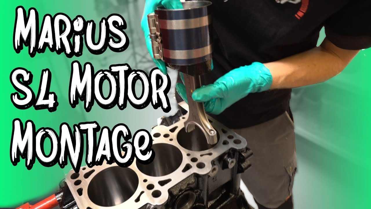 Marius S4 Motor - Die Montage bei BP Motorentechnik! | Philipp Kaess |