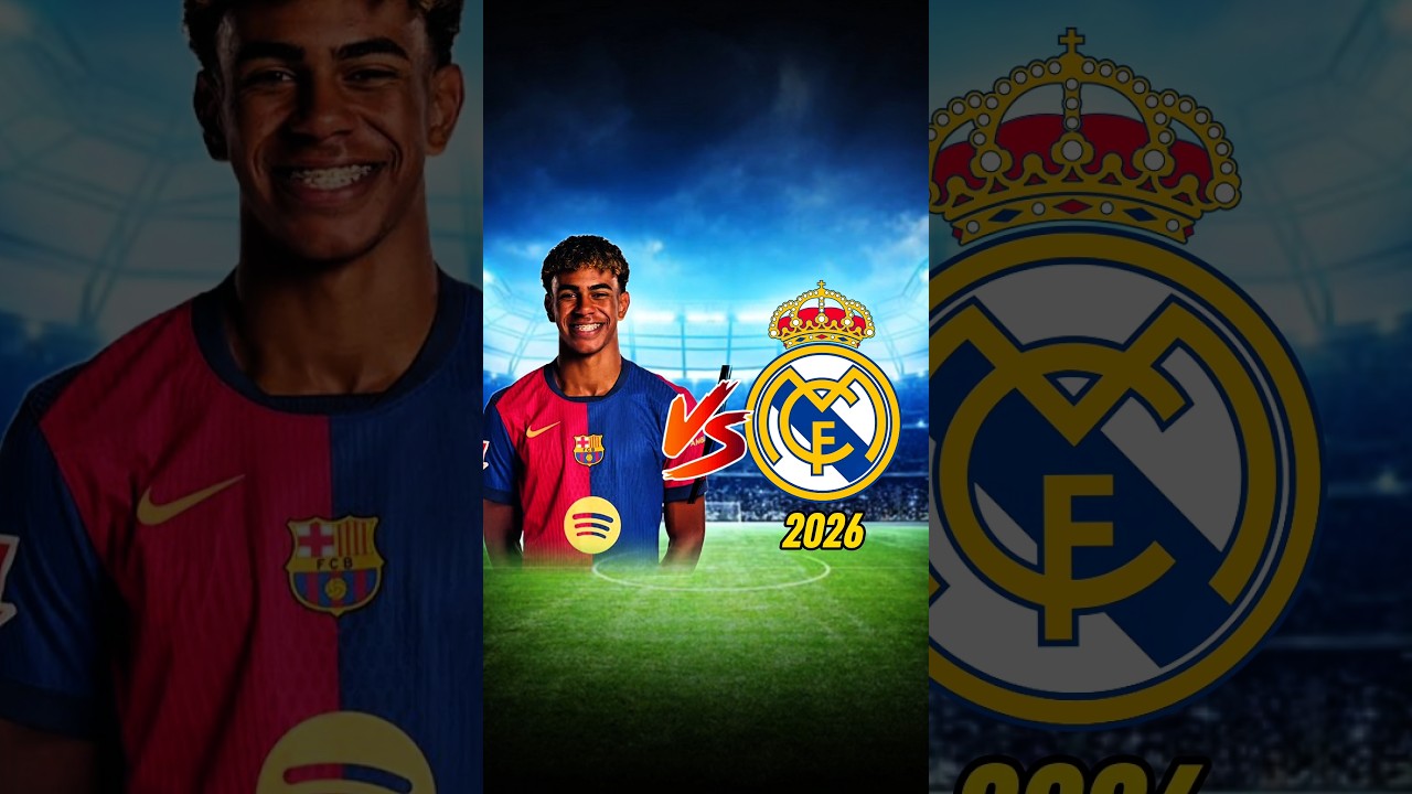 ✨Yamal 🆚 2026 Real Madrid💥 (Mbappe, Valverde, Bellingham...) #shorts