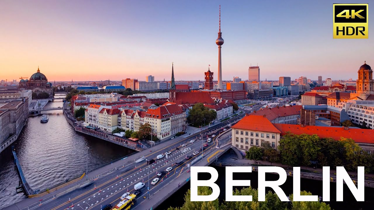 Berlin, Germany 🇩🇪 4K Ultra HD - Drone Video | 4k 120fps