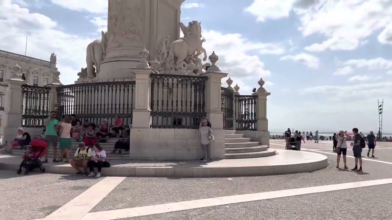 Lisbon - Praca Do Comercio 4K