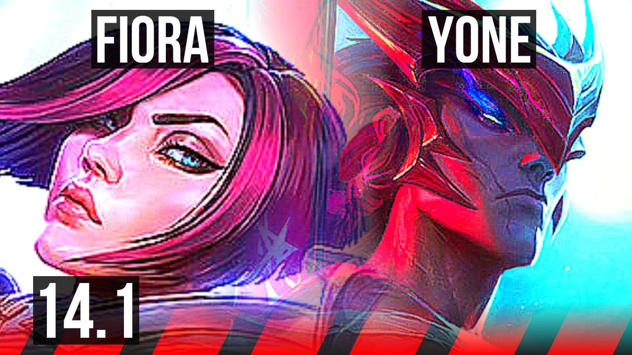 FIORA vs YONE (TOP) | 400+ games | KR Grandmaster | 14.1