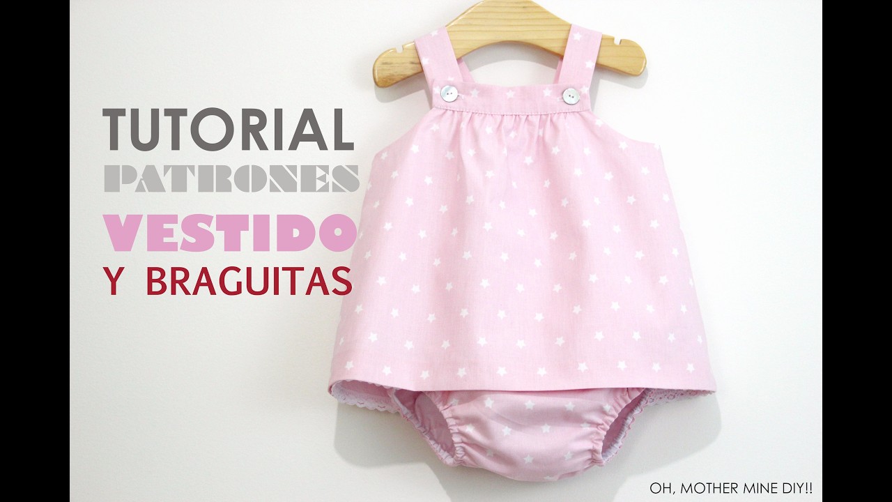 DIY Ropa bebé: vestido y braguita (patrones gratis)
