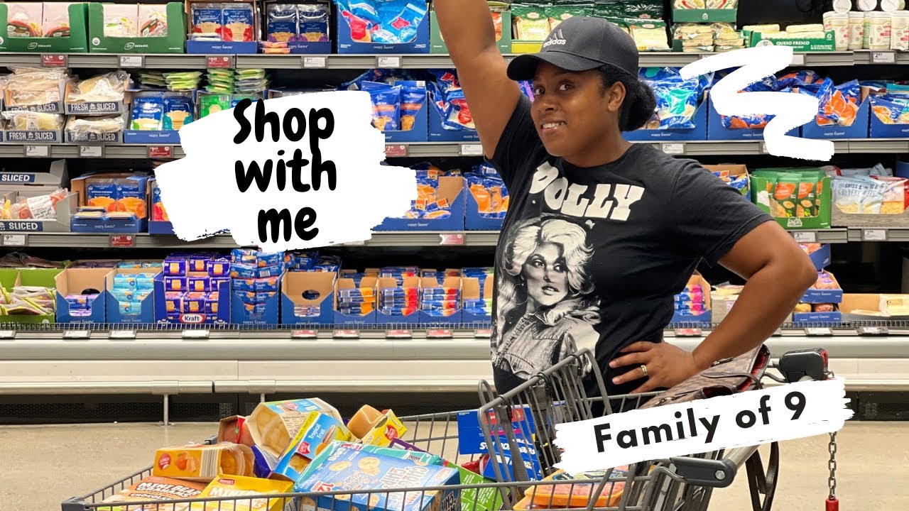 ALDI GROCERY SHOPPING FOR LARGE FAMILY || FRUITS, VEGS & SNACKS || SHOP WITH ME MOM OF 7!!