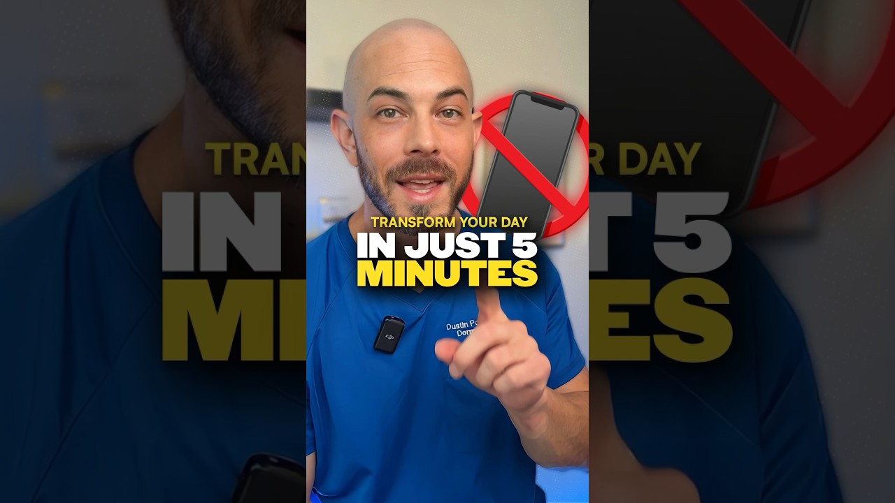 Morning Routine Upgrade? Derm explains! #meditation