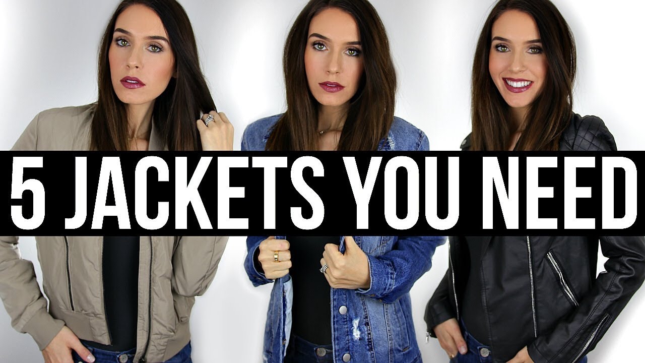 5 Jackets Every Woman NEEDS In Their Closet!