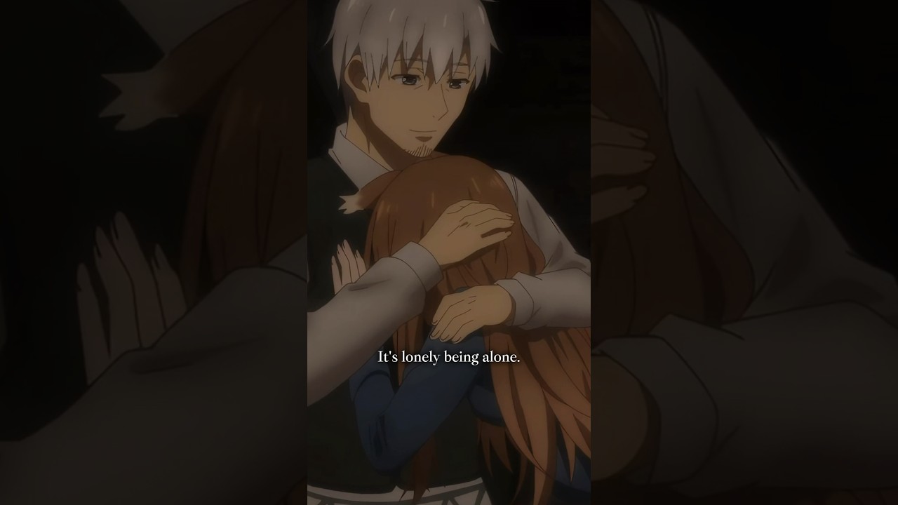 Holo finally cried to him 😢 #anime #animeedit #animelover #animeamv #spiceandwolf #animefunny