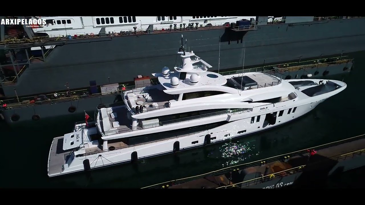 STELLA M  #drydocking   #yachts #yacht #yachting #yachtworld #shipyard