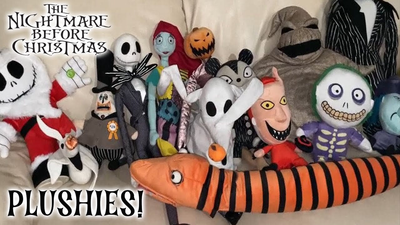 New The Nightmare Before Christmas Disney Plushies! All our Plush Toys Finally Together  Unboxing