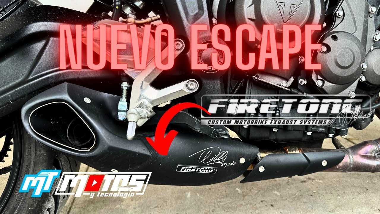 MEJORA EL SONIDO DE TU MOTO // FIRETONG WILLY MADE // NUEVO ESCAPE EN LA TRIDENT 660