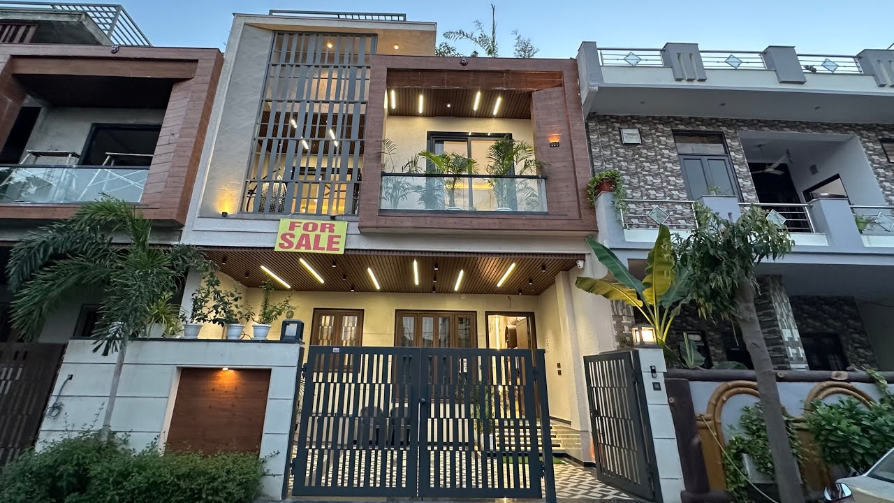 Home Tour 25X60 Size Luxurious 5Bhk Kothi For Sale Fully Furnished With Lift Home Theatre Jaipur 