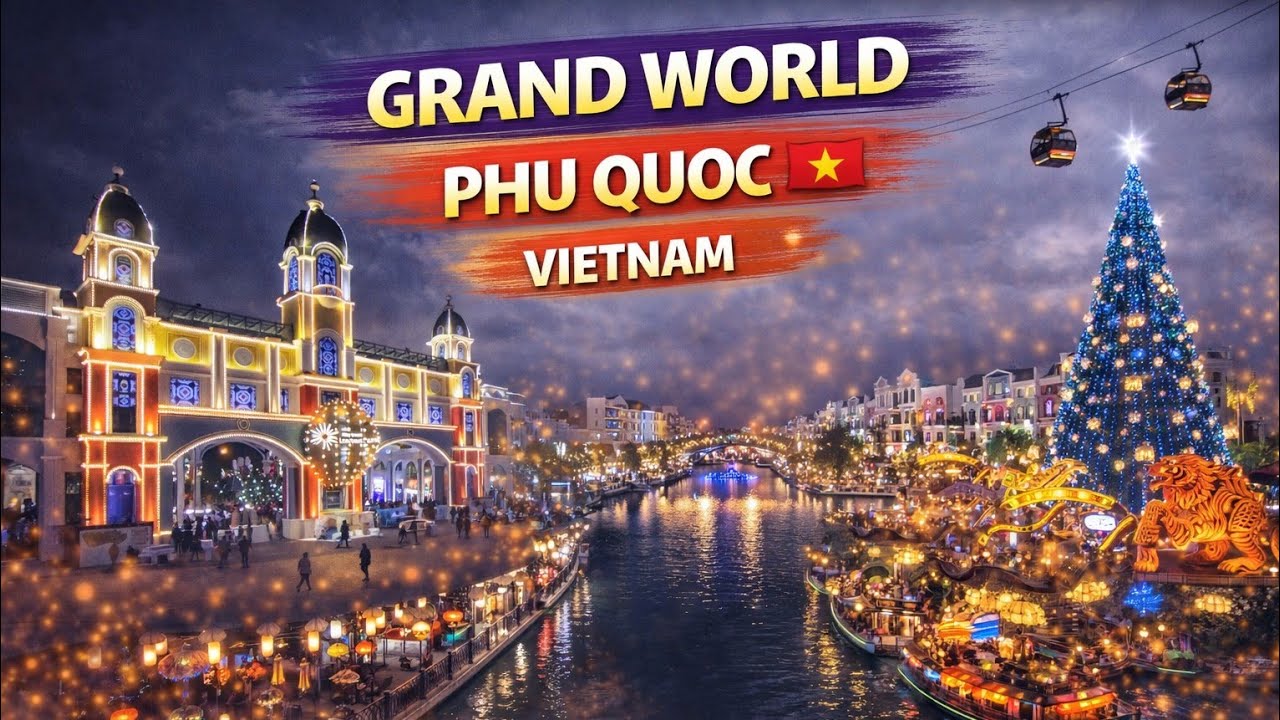 Grand World Phu Quoc Travel Guide 🇻🇳 Venice of Vietnam?
