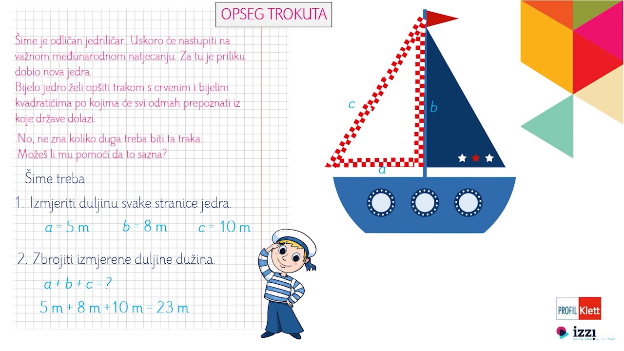 Profil Klett – VIDEOLEKCIJE: Opseg trokuta (4. razred)