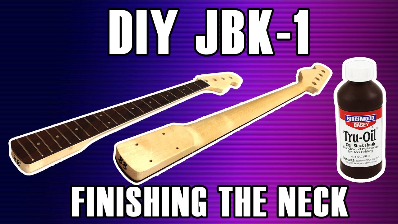 Tru-Oil on a DIY Jazz Bass Neck?