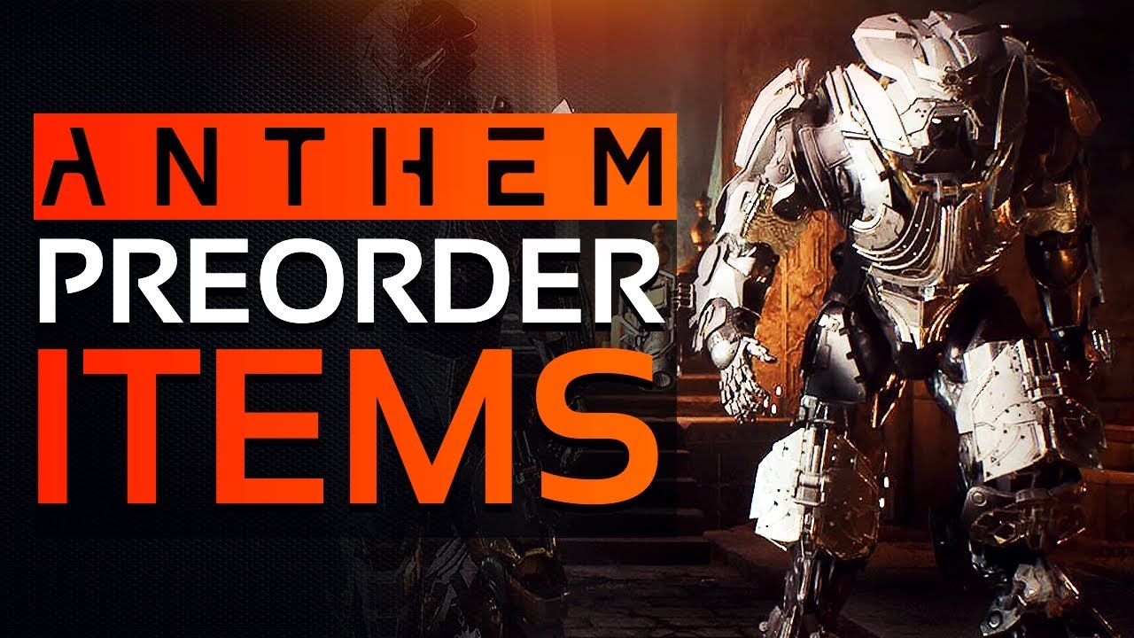 Anthem - HOW TO GET YOUR PRE ORDER LEGION OF DAWN SKINS, WEAPON, VYNILS & Other Bonus Items!