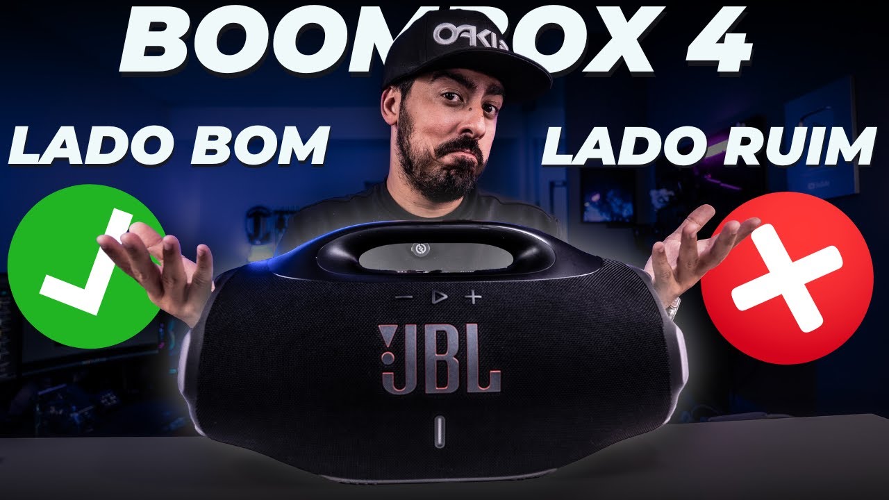 JBL BOOMBOX 4: 5 Pontos POSITIVOS e 5 Pontos NEGATIVOS | Assista ANTES de Comprar