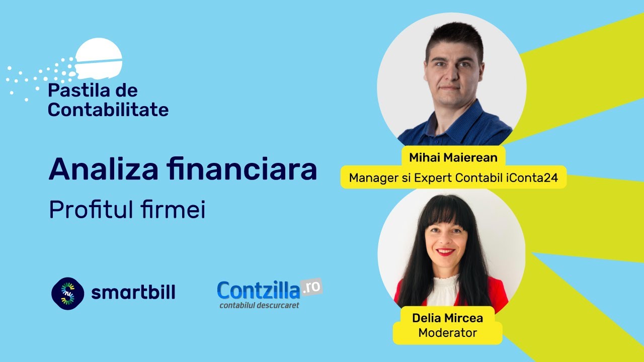 #PastilaDeContabilitate [S03/E02] - Analiza financiară -  profitul firmei