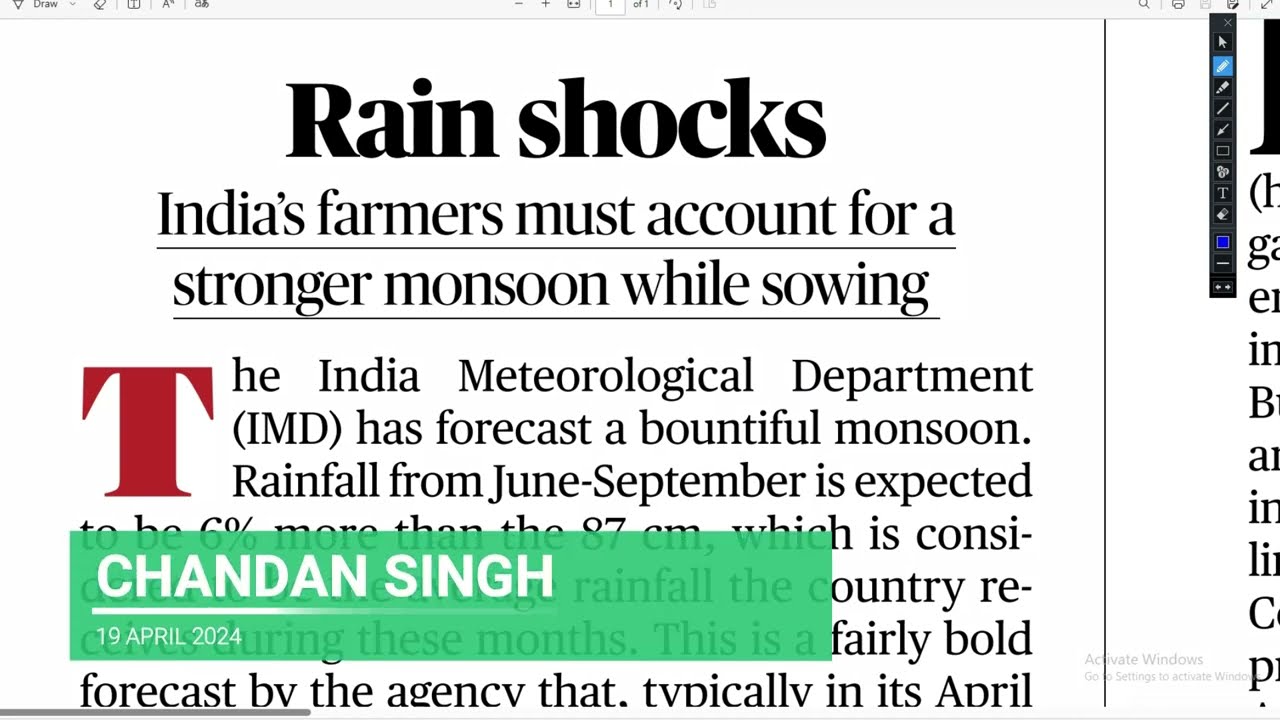 PARSING DAY -22 || NEWS PAPER READING || HOW TO UNDERSTAND THE HINDU EDITORIAL