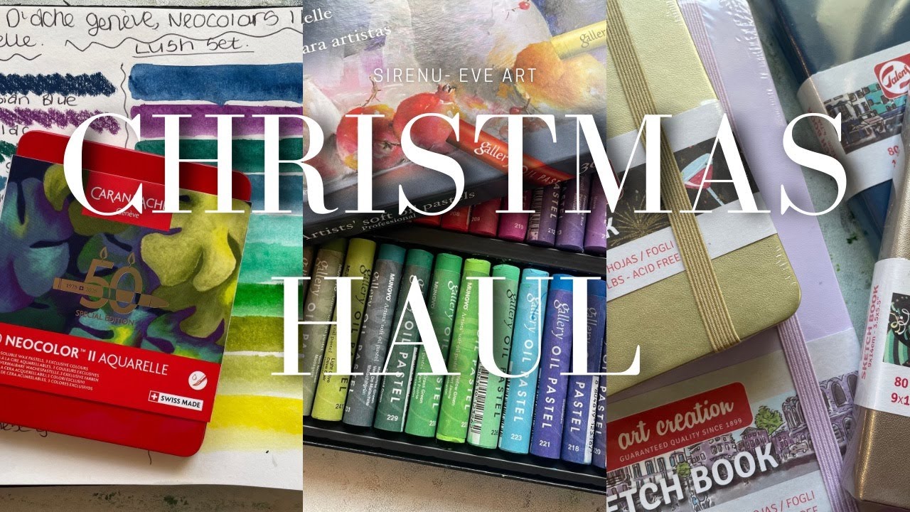 Art Materials I got for Christmas 2025 🎄
